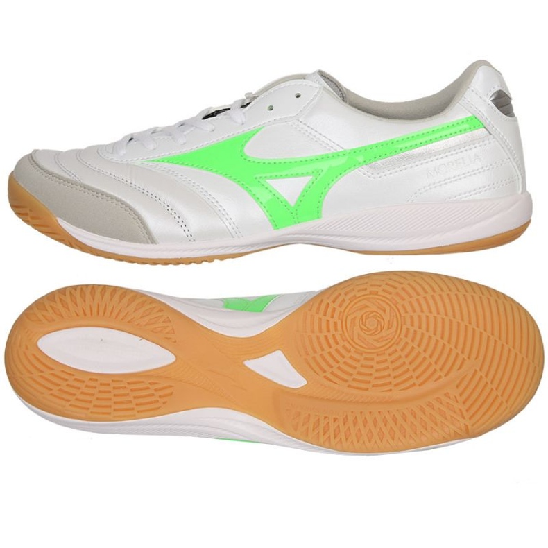 Chaussures de football Mizuno Morelia Sala Elite en Q1GA251237 blanche