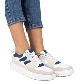 Baskets bleu blanc baskets pour femmes blanche Baskets bleu blanc baskets pour femmes blanche
