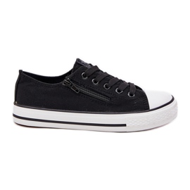 En dentelle noire - baskets basses En dentelle noire - baskets basses