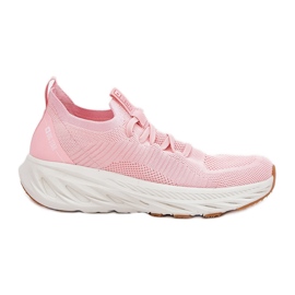 Chaussures de sport pour femmes confortables Big Star RR274A131 Système rose Hi-Polish Chaussures de sport pour femmes confortables Big Star RR274A131 Système rose Hi-Polish