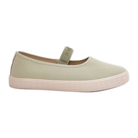 Big star féminine NN274604 baskets vert clair