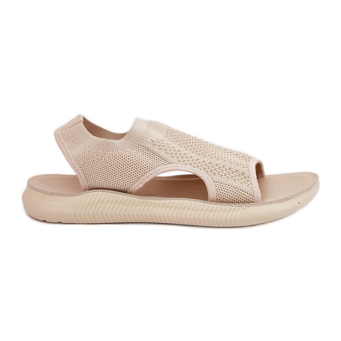 Sandales sportives féminines beige