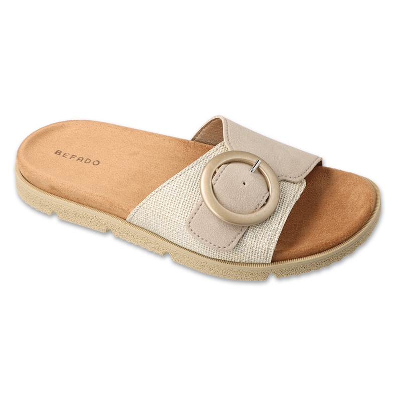 Befado Béfado pour femmes en cuir 158d276 beige