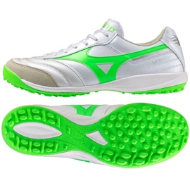 Chaussures de football Mizuno Morelia Hall Elite TF Q1GA251237 blanc