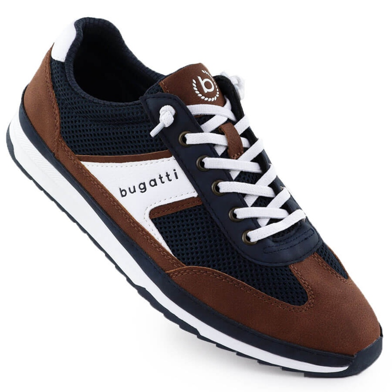 Chaussures de sport masculin Bugatti bleu marine décontractée RR153131