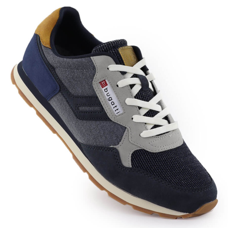 Chaussures de sport masculines Bugatti bleu marine RR153135