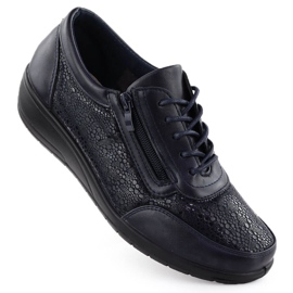 Chaussures de sport pour femmes avec un UniSoft 9017 confortable du bleu marine