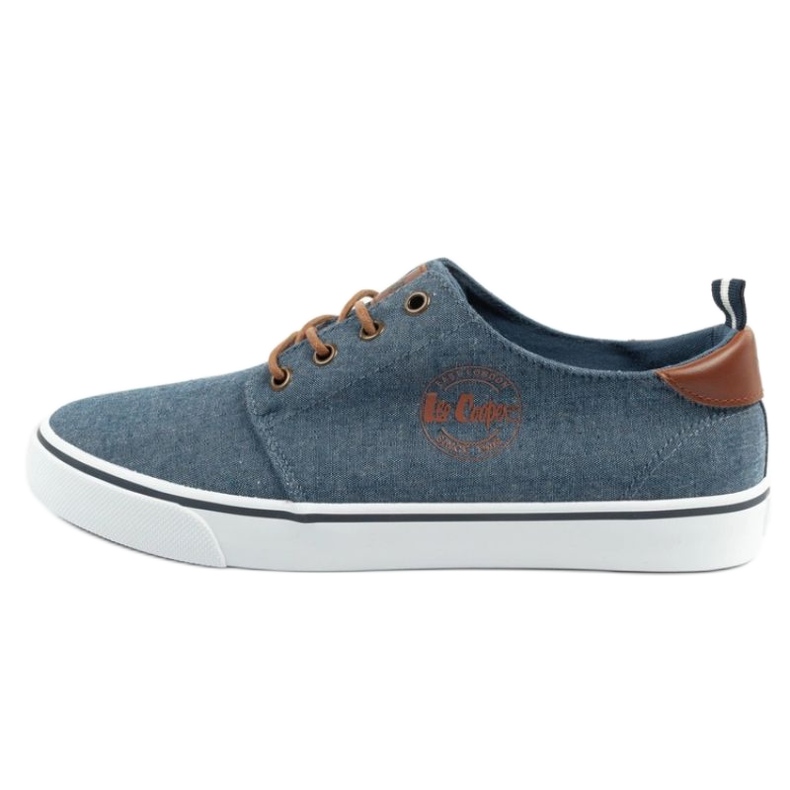 Lee Cooper LCW-25-02-3242M Sneakers en jeans masculin bleu Lee Cooper LCW-25-02-3242M Sneakers en jeans masculin bleu