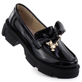 Black Filippo DP610 Logères en cuir aux talons hauts verni noir