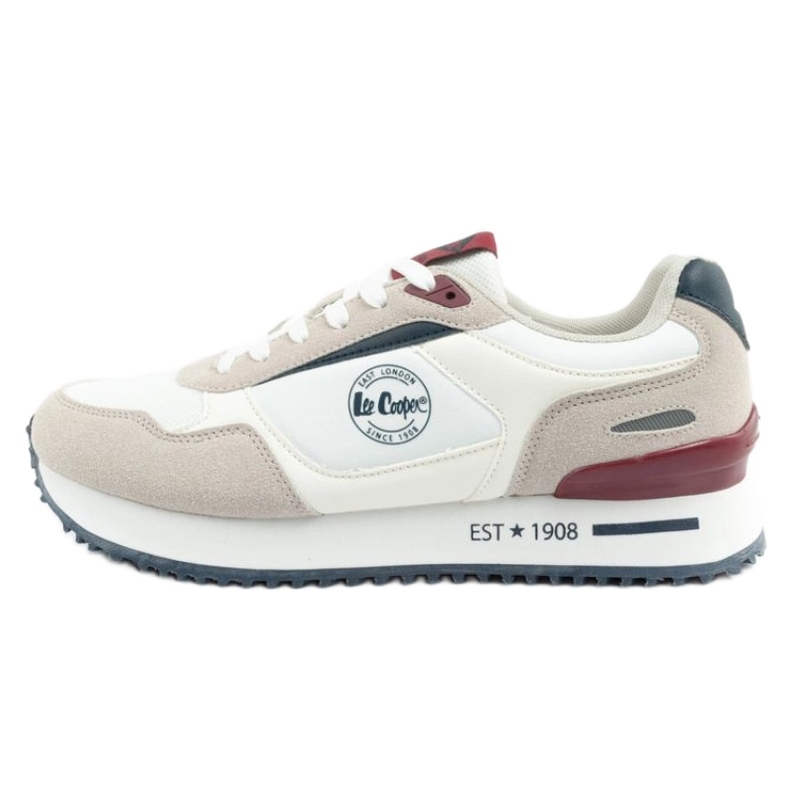 Lee Cooper LCW-25-03-3388M Chaussures Sports Men White blanche