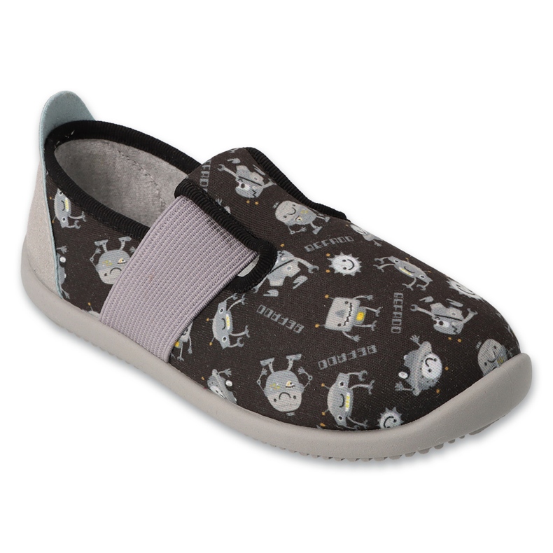 Slippers pour enfants Befado 901Y023 Black dans les applications le noir