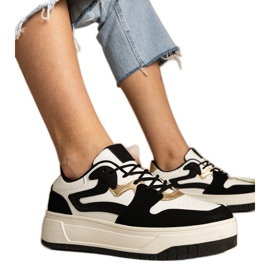 Baskets noires baskets sportives féminines le noir
