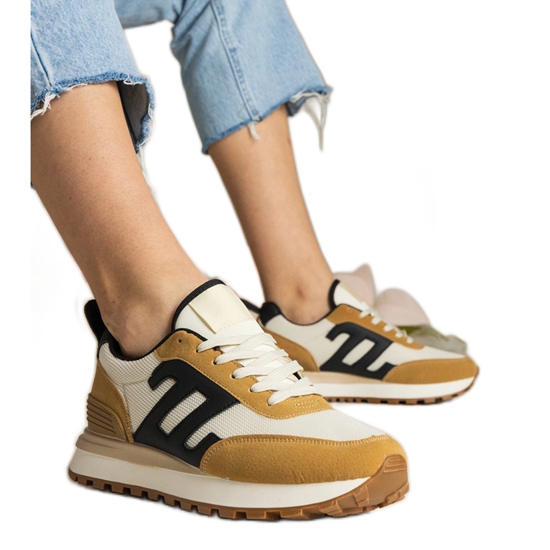 Baskets de sport marron pour femme brun Baskets de sport marron pour femme brun