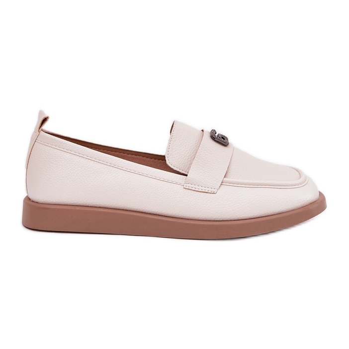 Mocassins élégants pour femmes avec un petit détail décoratif de Vinceza 62208 beige Mocassins élégants pour femmes avec un petit détail décoratif de Vinceza 62208 beige