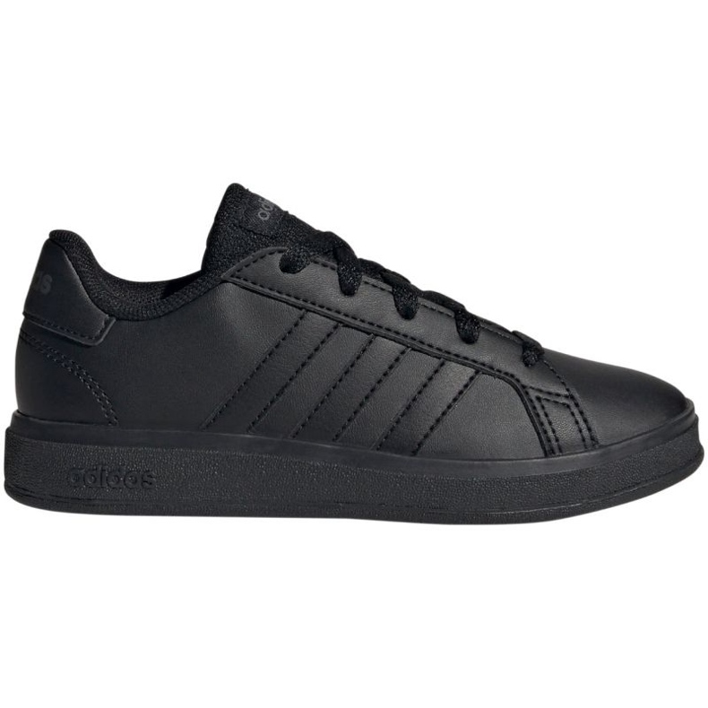 Chaussures FZ6159 à lacets de style de vie Adidas Grand Court le noir