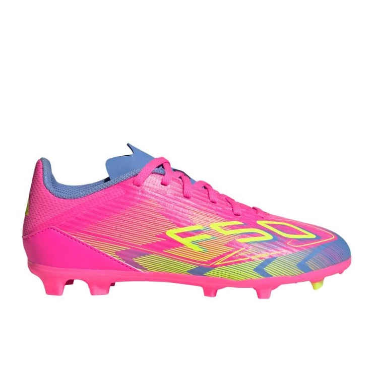 Adidas F50 League FG / MG IE3745 Chaussures de football rose