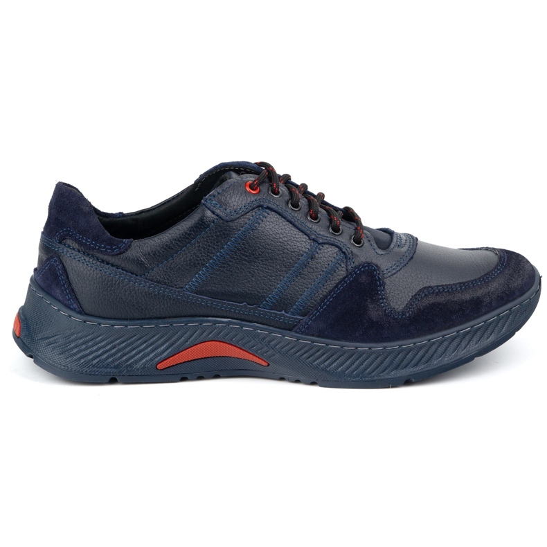 Olivier Chaussures en cuir masculin -up Sport Style 315GT FLOTER FLOTER bleu
