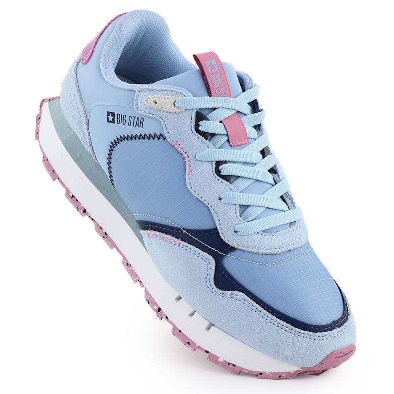Chaussures de sport pour femmes bleues Big Star RR274236