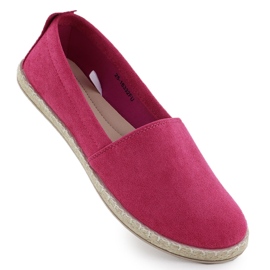 Espadrilles Slip pour femmes - en daim fuchsia Potocki Py16332 rose Espadrilles Slip pour femmes - en daim fuchsia Potocki Py16332 rose