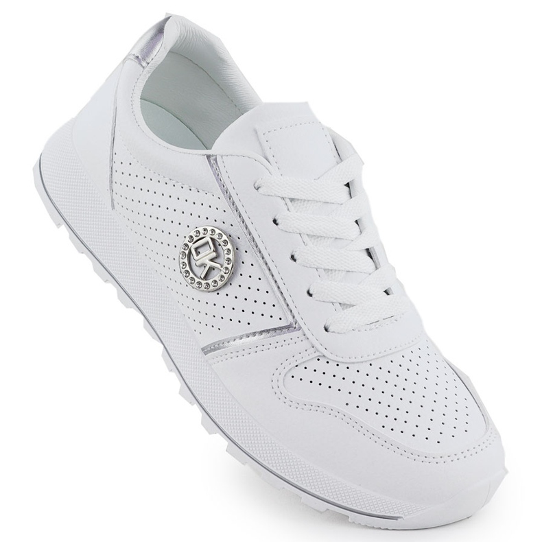 Chaussures de sport pour femmes Blanc Potocki PY16342 blanche