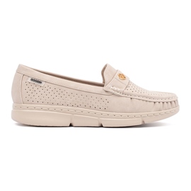 Goodin LIGNES DE LAGE-BEIGE OpenWork avec un élément doré