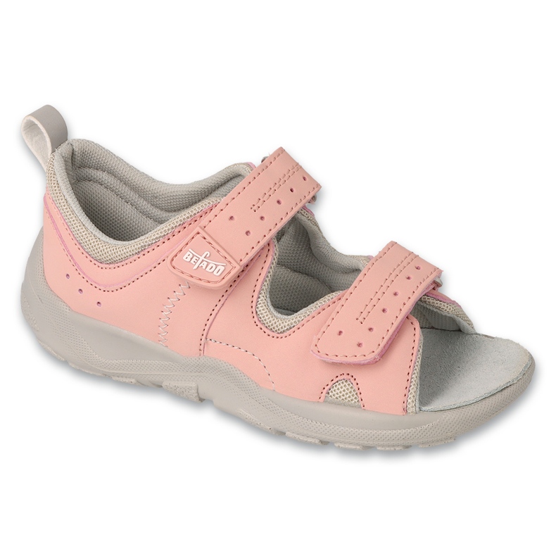 Insert en cuir de Befado Sandals pour enfants 721p020 rose