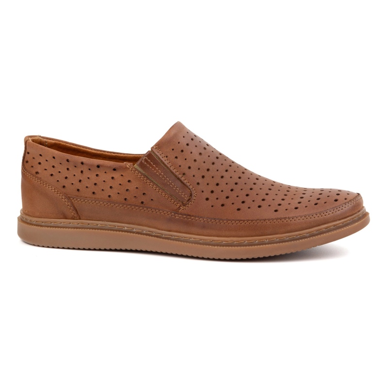 Polbut Chaussures en cuir ouvert 2107L Camel brun