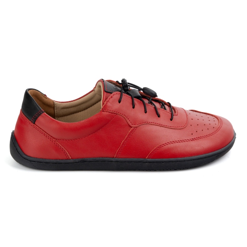 Kampol Chaussures en cuir minimaliste aux pieds nus 500/39 rouge