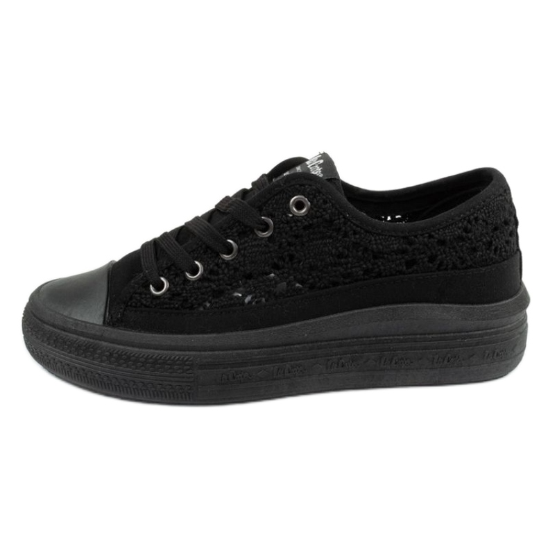 Lee Cooper LCW-23-44-1618L Chaussures Black Lace Sneakers le noir Lee Cooper LCW-23-44-1618L Chaussures Black Lace Sneakers le noir