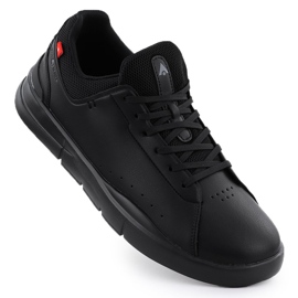 Chaussures de sport en cuir masculin noir McArthur MC19