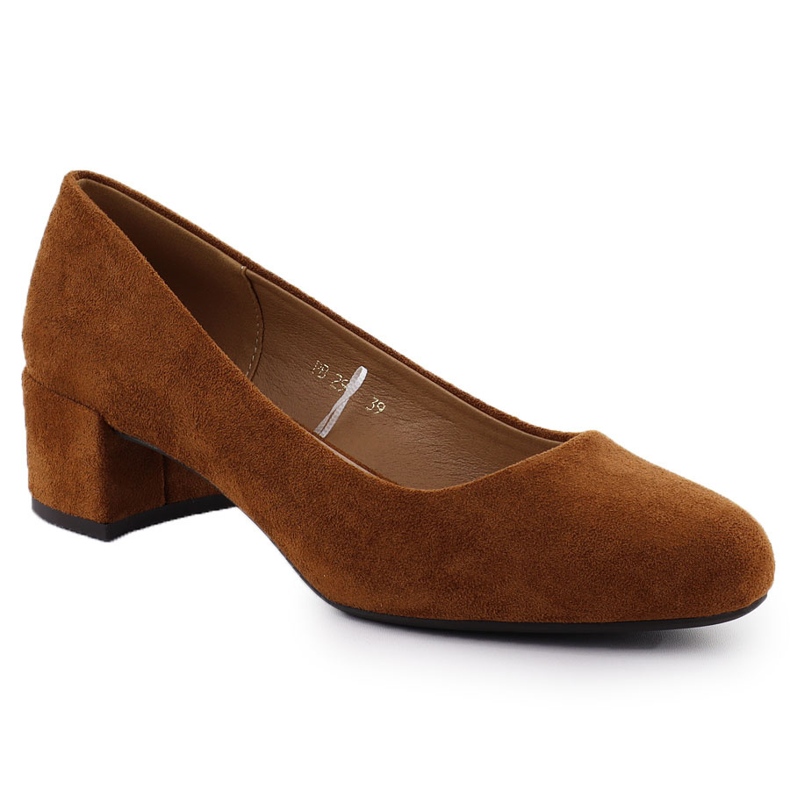 Pompes sur le bloc de daim Camel Sergio Leone PB291 brun