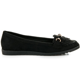 Seastar Mocassins à franges le noir