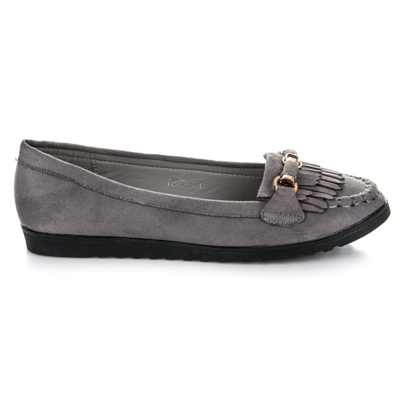 Seastar Mocassins à franges gris