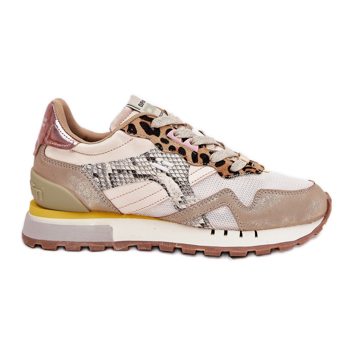 Sneakers Chaussures de sport pour femmes D.Franklin DFSH378006 Gold d'or