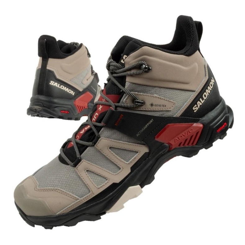 Salomon x Ultra 4 Mid GTX 473525 Chaussures beige