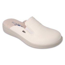 Dr.ORTO Befado tongs en cuir pour femmes 178D001 blanc blanche