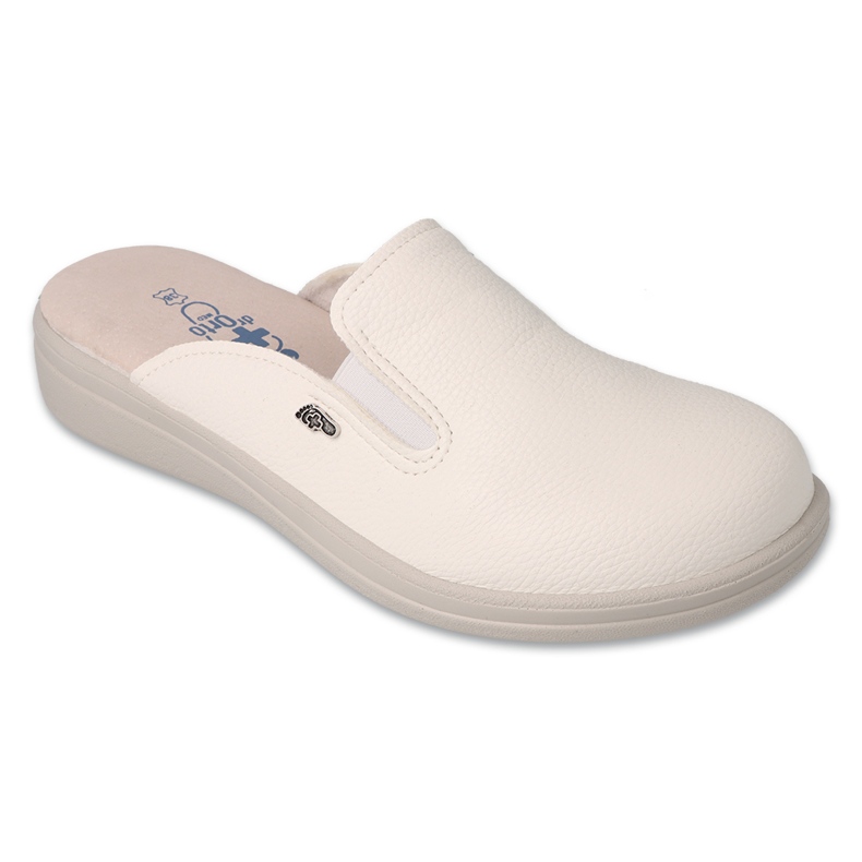 Dr.ORTO Befado tongs en cuir pour femmes 178D001 blanc blanche