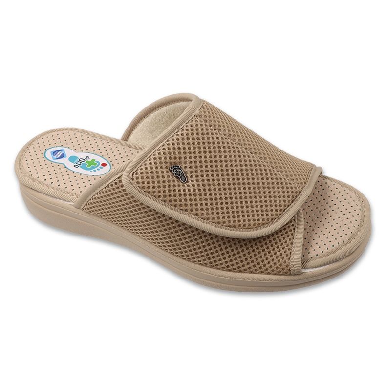 Dr.Rorto Befado Women's Slippers Pu 078d004 Beige Velcro