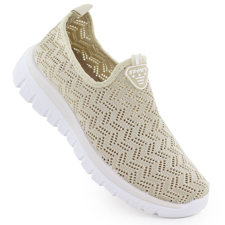 Chaussures de sport pour femmes Openwork Slip on Beige Artiker 56C1016 Chaussures de sport pour femmes Openwork Slip on Beige Artiker 56C1016