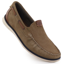 Moccasins en cuir Men's confortable Slip-in Brown Bugatti 321-AU61-1400 brun Moccasins en cuir Men's confortable Slip-in Brown Bugatti 321-AU61-1400 brun
