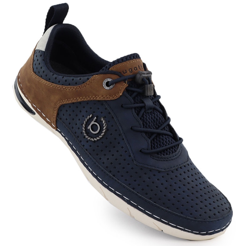 Chaussures de sport masculin Bugatti bleu marine décontracté 21-asg03-5000 Chaussures de sport masculin Bugatti bleu marine décontracté 21-asg03-5000