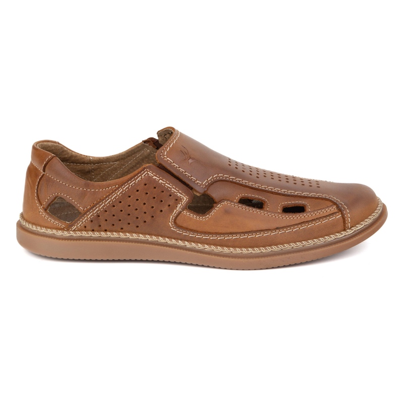 Olivier Élevage de chaussures respirantes pour hommes 203l chameau brun