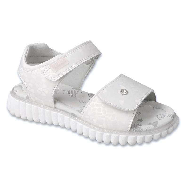 Sandales pour enfants Befado pour Velcro 170x109 Blanc blanche