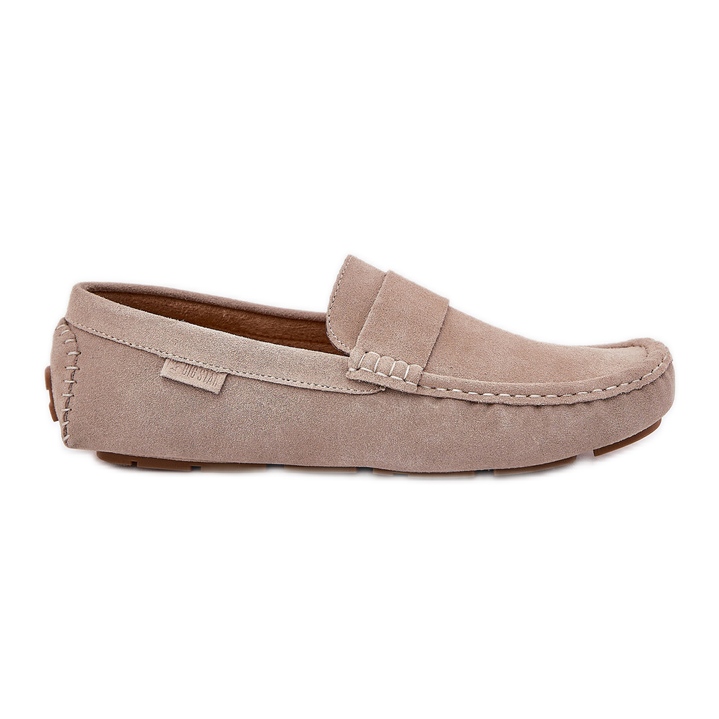 Big Star RR174050 Mandons en daim masculin beige