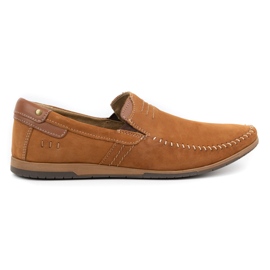 KOMODO Mocassins cuir homme 876 camel brun KOMODO Mocassins cuir homme 876 camel brun