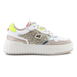 D.Franklin Court Basic Glitter DFSH321096-Gold Chaussures blanc