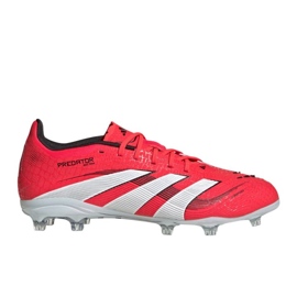 Adidas Predator Elite FG ID3758 Chaussures de football rouge Adidas Predator Elite FG ID3758 Chaussures de football rouge