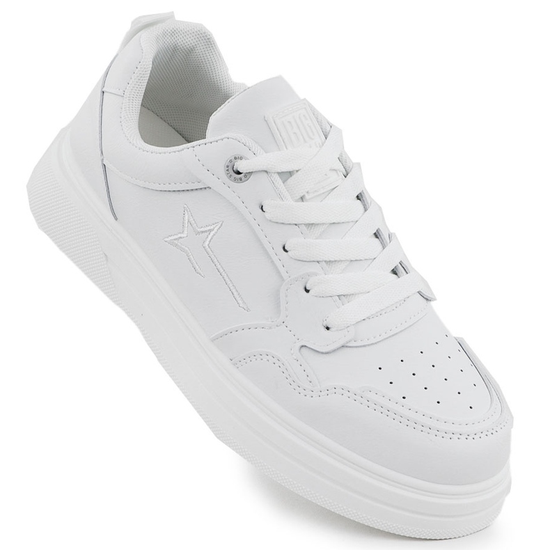 Chaussures de sport masculines Balls blancs Big Star RR174571 blanche