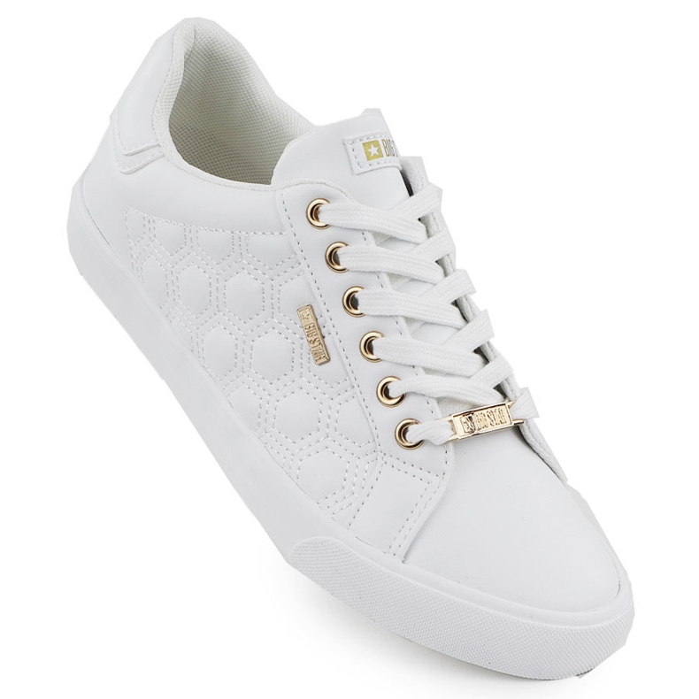 Sneakers féminins Ecoski White Big Star RR274322 blanche