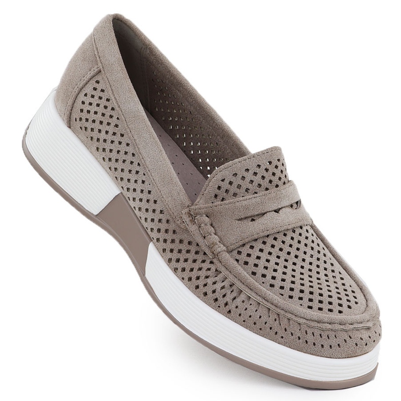 Chaussures ouvertes pour femmes sur la plate-forme grise Sergio Leone 095H